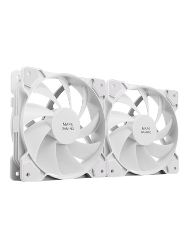 Ventilador mars gaming mfprox2 2 x 120mm blanco