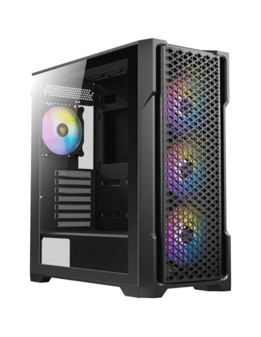 Caja ordenador gaming antec ax90 elite atx 1 x usb 3.2 2 x usb 2.0 sin fuente negro argb