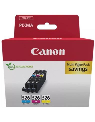 Multipack canon cli - 526 c - m - a mg5150 -  mg5250 -  mg6150 -  mg8150 -  ip4850 blister