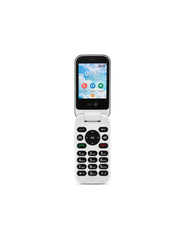 Telefono movil doro 7080 graphite - white - 2.8pulgadas -  4g - clam - grafito y blanco
