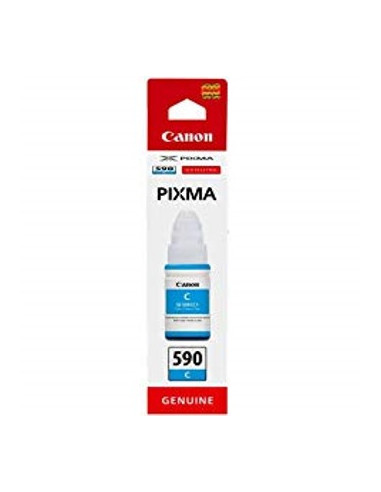 Botella tinta canon gi - 590c cian 70ml 7000 paginas