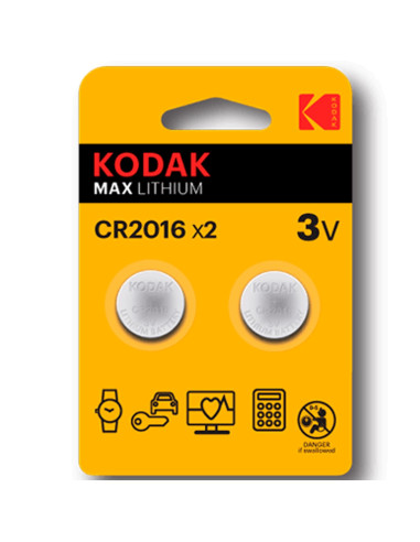 Blister pilas kodak boton litio ultra cr 2016 blister 2 pilas