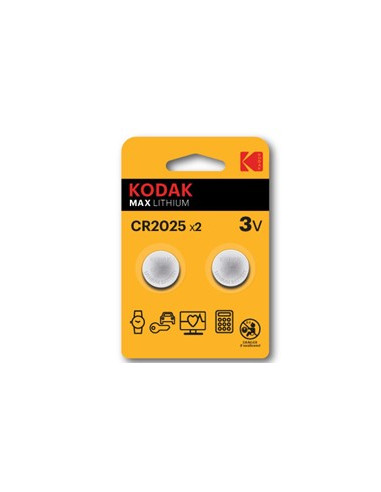 Blister pilas kodak boton litio ultra cr 2025 -  pack blister 2 pilas