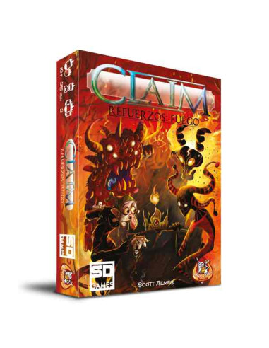 Juego de mesa claim refuerzos: fuego pegi 10