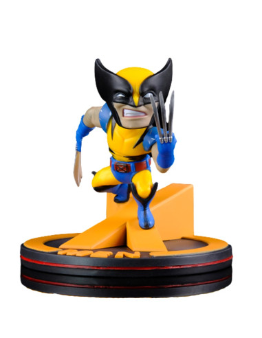 Figura quantum mechanix marvel x - men wolverine 10 cm q - fig diorama