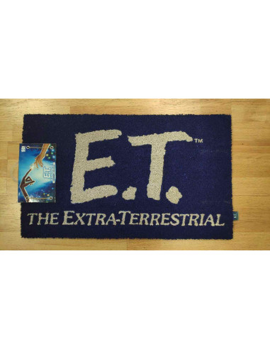 Felpudo 60x40 e.t. logo e.t. azul