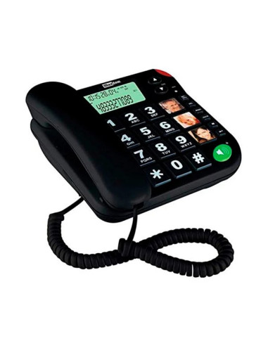 Telefono fijo maxcom kxt480 black