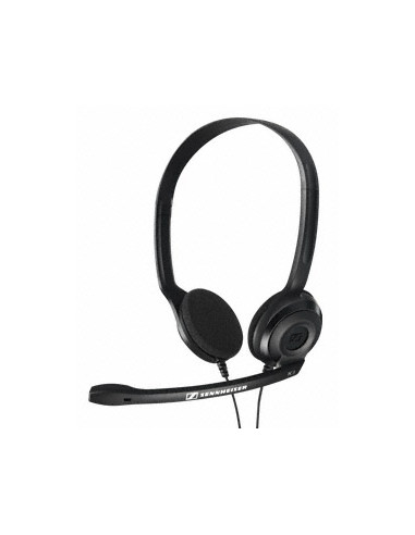 Auriculares epos sennheiser estereo con microfono negros pc 3 chat