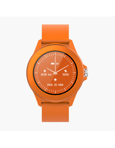 Reloj smartwatch forever colorum cw - 300 color naranja