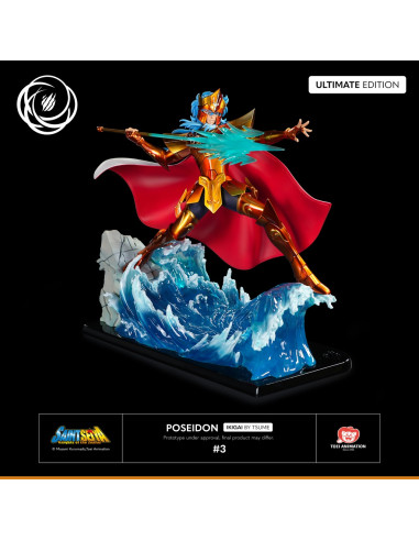 Figura tsume art saint seiya poseidon resina escala 1 - 6 ikigai