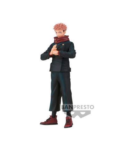 Figura banpresto jujutsu kaisen jukon no kata yuji itadori 16cm