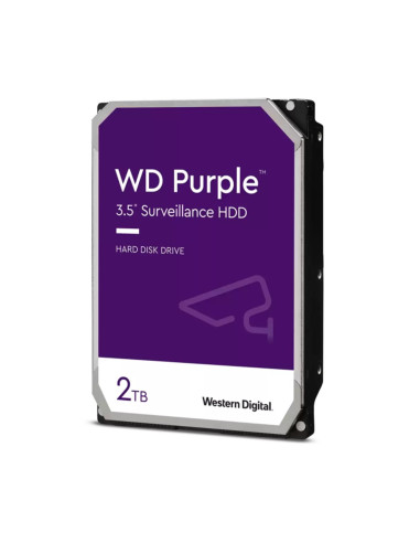 Disco duro interno hdd wd wd23purz 2tb 3.5pulgadas sata3 5400rpm