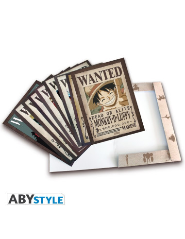 Pack 9 posters abystyle cartel ''se busca'' tripulacion de los sombrero de paja en wano