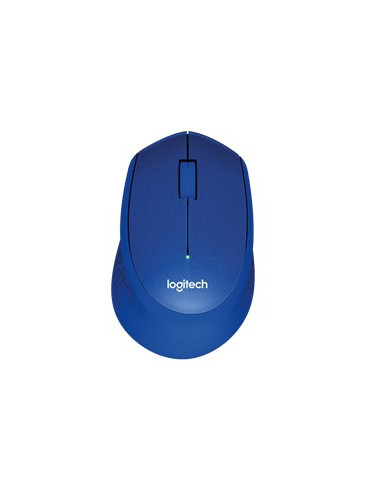 Mouse raton logitech m330 optico wireless inalambrico silent plus azul