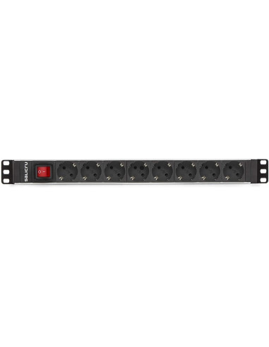 Regleta salicru para rack 19pulgadas sps pdu 8 tomas shuko interruptor