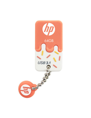 Memoria  usb 3.0 hp 64gb x778w naranja