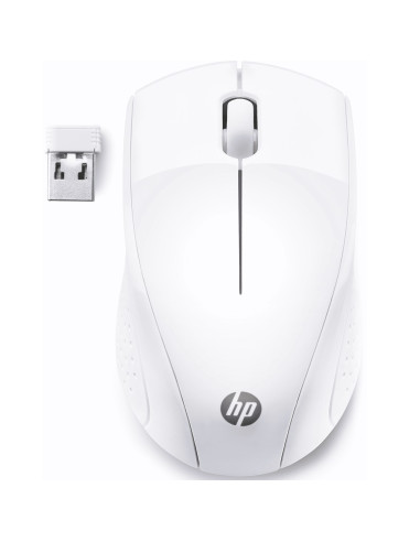 Mouse raton hp optico wireless inalambrico 220 -  hasta 1600dpi -  blanco nieve