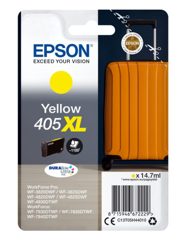 Cartucho epson singlepack yellow 405xl durabrite ultra ink