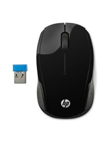 Mouse hp optico 200 inalambrico 1000ppp negro