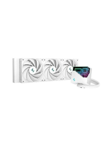 Kit de refrigeracion liquida deepcool lt720 argb 360mm argb blanco