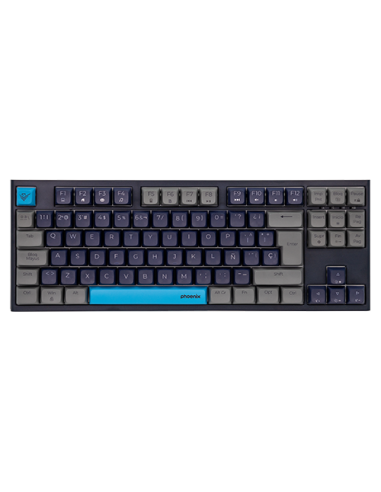 Teclado gaming royal pbt mecanico negro