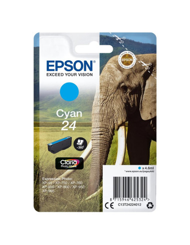 Cartucho tinta epson 24 cian