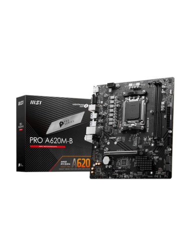 Placa base msi pro a620m - b matx am5 - 2x ddr5 -  4x sata 6gb - s am5