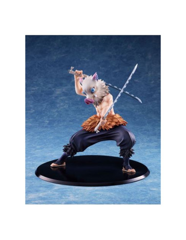 Figura aniplex demon slayer kimetsu no yaiba inosuke hashibira con & sin mascara de jabali