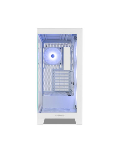 Caja ordenador gaming nox hummer glock atx argb crital templado blanco