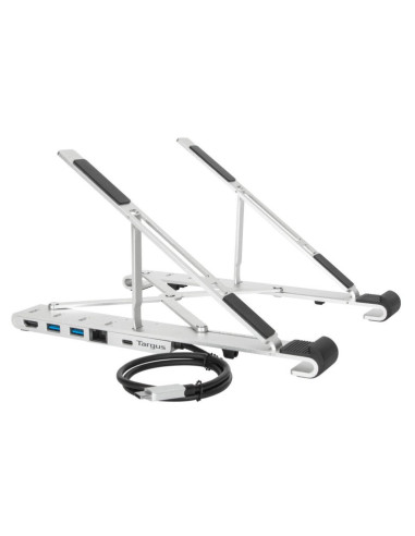 Soporte para portatil targus portable stand and dock 15.6 pulgadas plata