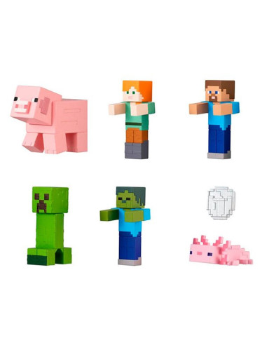 Set gashapon figuras bandai lote 40 articulos minecraft narabundesu