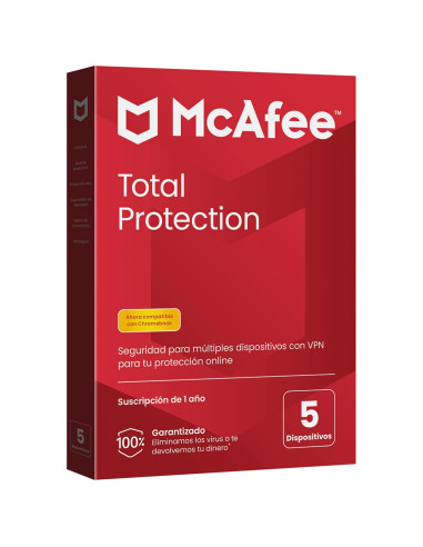 Antivirus mcafee total protection 5 dispositivos