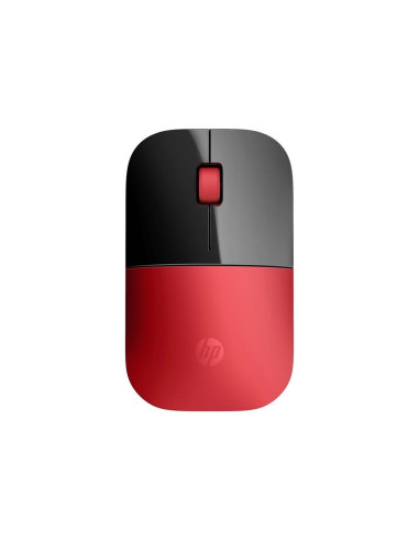 Mouse ratón hp z3700 ambidiestro rf inalambrica optico rojo y negro