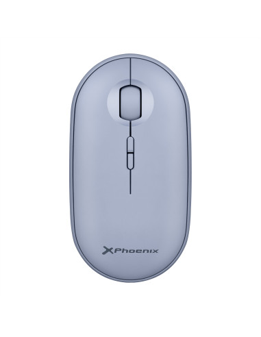 Phoenix rebble ratón inalambrico bluetooth y 2.4 ghz hasta 3 dispositivos con receptor usb clic silencioso para portátil note