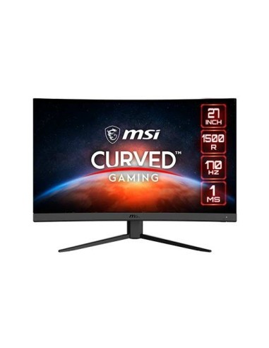 Monitor gaming 27  msi g27cq4 e2 curvo negro