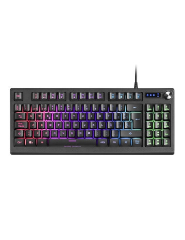 Teclado mars gaming mkrevo usb rgb