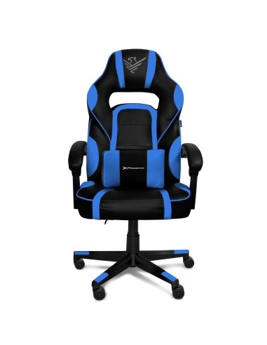 Silla gaming phoenix trophy cuero pu azul