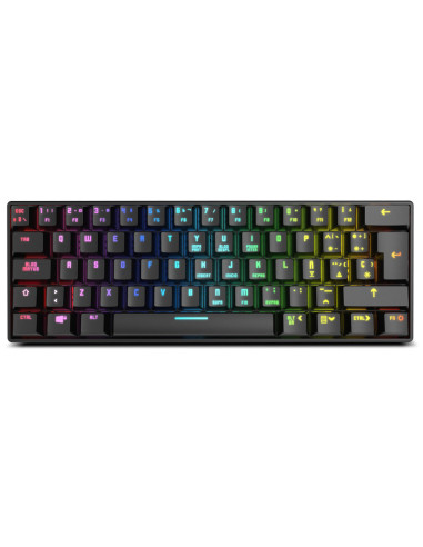 Teclado mini krom gaming kluster rgb wireless