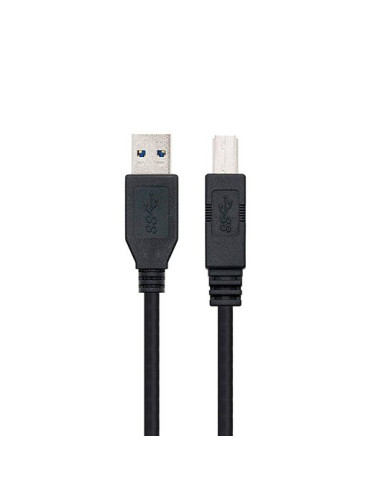 Cable usb tipo a 3.0 a usb tipo b 3.0 nanocable 2m negro macho - macho