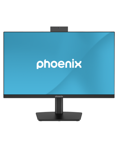 Monitor phoenix visión 24 pro 23.8 pulgadas full hd panel ips webcam integrada abatible hdmi + dp altavoces integrados