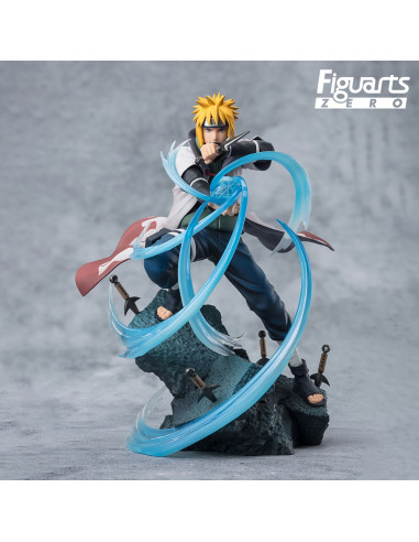 Figura tamashii nations naruto shippuden figuarts zero minato namikaze - rasengan -  super fierce battle 20 cm