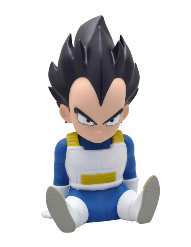 Figura hucha plastoy vegeta sentado chibi 15 cm pvc dragon ball