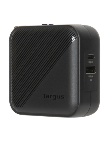 Cargador adaptador targus gan charger 65w usb tipo c negro