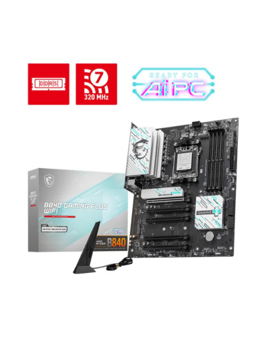 Placa base msi b840 gaming plus wifi atx
