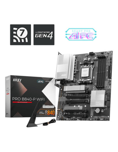 Placa base msi pro b840 - p wifi atx