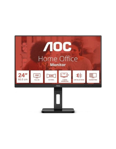 Monitor led 24  aoc 24e3qaf negro