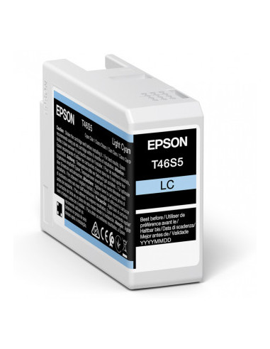 Cartucho tinta epson singlepack light cyan t46s5 ultrachrome pro 10 ink 25ml sc - p700