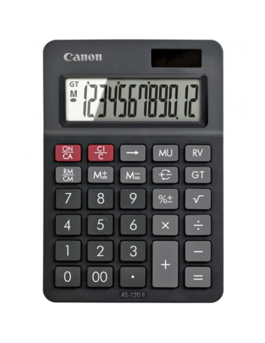 Calculadora canon sobremesa as - 120ii - 12 digitos