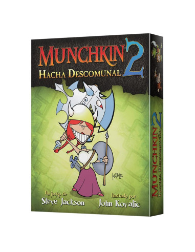 Juego de mesa munchkin 2: hacha descomunal pegi 10