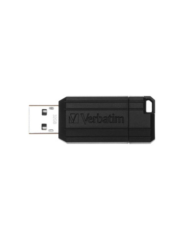 Memoria usb 2.0 verbatim pinstripe 32gb negro